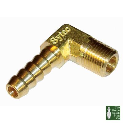 Brass 90 Degree Union 1/8 NPTF - 6mm (FPA9001) - Vroom Classics