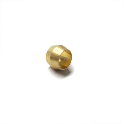 Brass Olive 1/4" OD Tube - Petrol Fuel Pipe (Gas Type Ring) - Vroom Classics