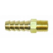 BRASS STRAIGHT FUEL UNION 1/8th NPT - 6mm (FPA903/B) - Vroom Classics