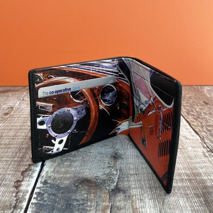 Classic Car Leather Bi-Fold Wallet