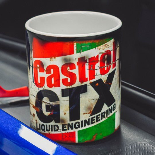 Castrol GTX Oil Can Mug - Vroom Classics