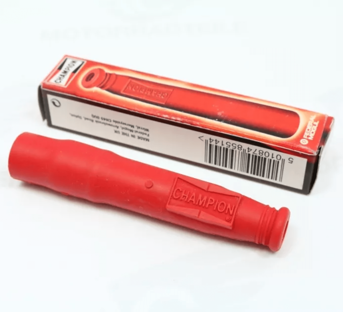 Champion SRO-5U Boot Spark Plug Cap SRO5U SR05U Red - Vroom Classics