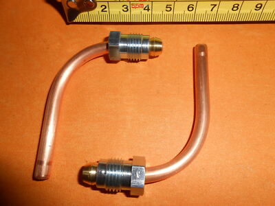 CLASSIC CAR CARBURETOR or FUEL FILTER 1/2" UNF pipe kit with bends(1/4" pipe) - Vroom Classics