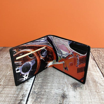 Classic Car Leather Bi - Fold Wallet - Vroom Classics