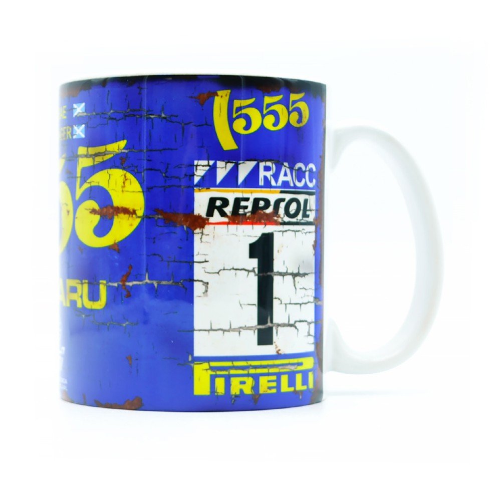 COLIN MCRAE SUBURU IMPREZA RALLY MUG - Vroom Classics