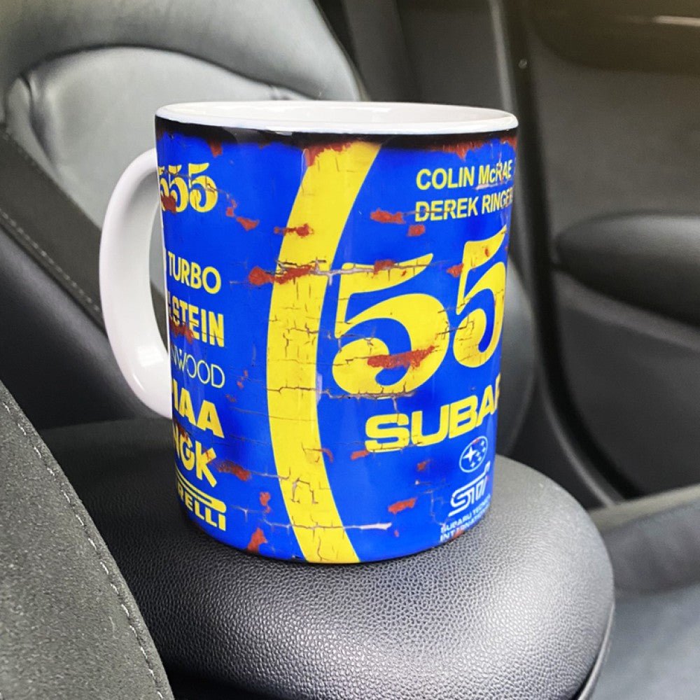 COLIN MCRAE SUBURU IMPREZA RALLY MUG - Vroom Classics