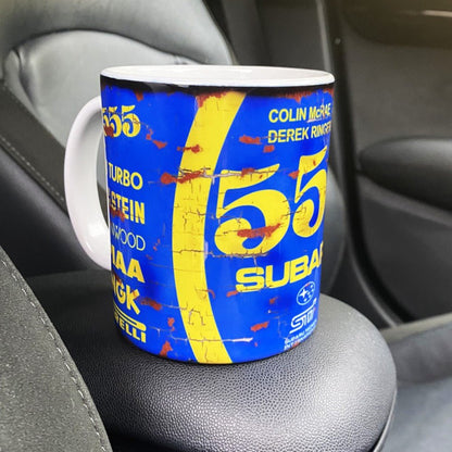 COLIN MCRAE SUBURU IMPREZA RALLY MUG - Vroom Classics