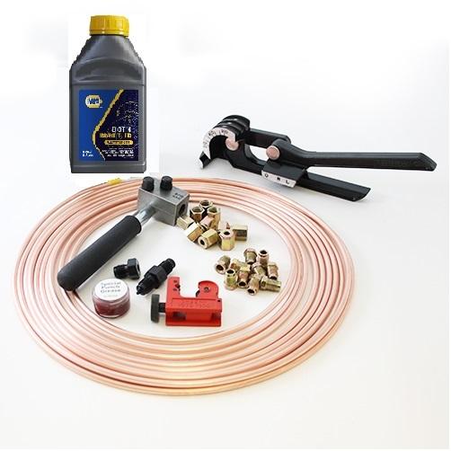Copper Pipe Male & Female Nuts Tube Cutter Flaring Tool Pipe Bender Brake Fluid - Vroom Classics
