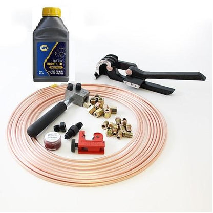 Copper Pipe Male & Female Nuts Tube Cutter Flaring Tool Pipe Bender Brake Fluid - Vroom Classics