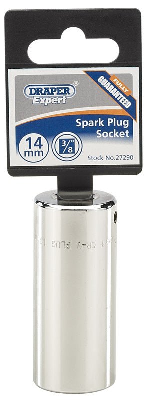 Draper Spark Plug Socket 3/8"Drive Hi - Torq 6 Pt. - Hex 20.8mm (13/16") AF - Vroom Classics
