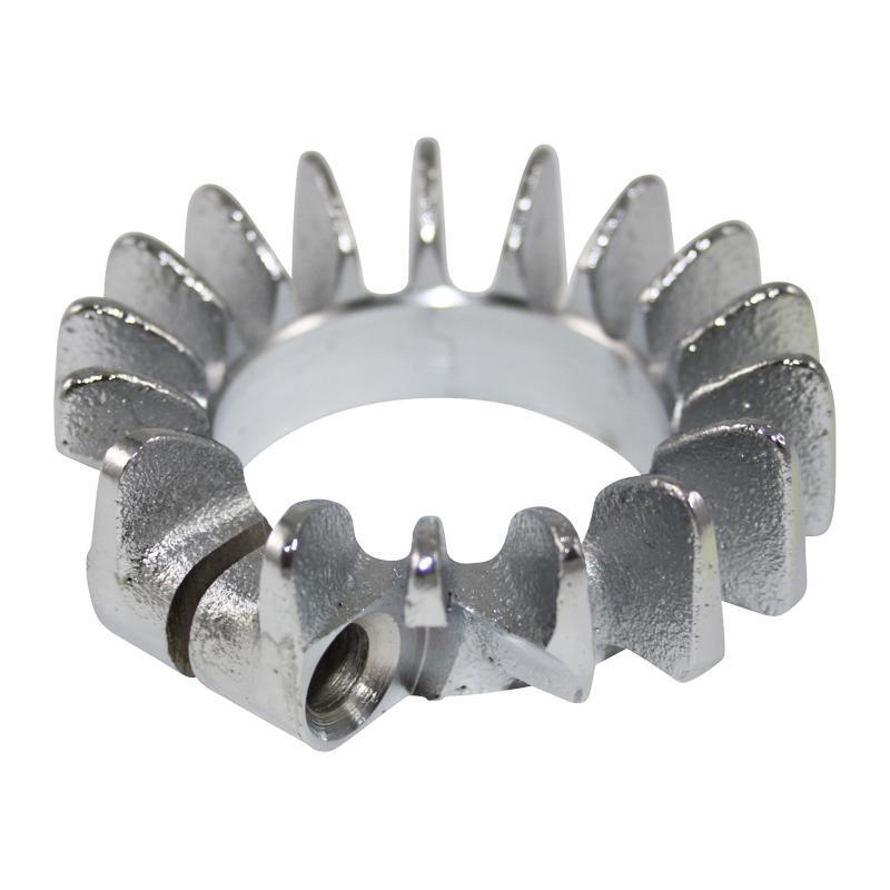 Exhaust Clamp Triumph T120/T140 Chrome finned 1 - 3/4" Motorcycle Exhaust Clamp - Vroom Classics