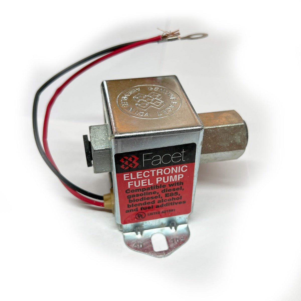 Facet 40277 (SS277) Solid State Fuel Pump 12v - Pressure PSI 12.0 - 15.0 - Vroom Classics