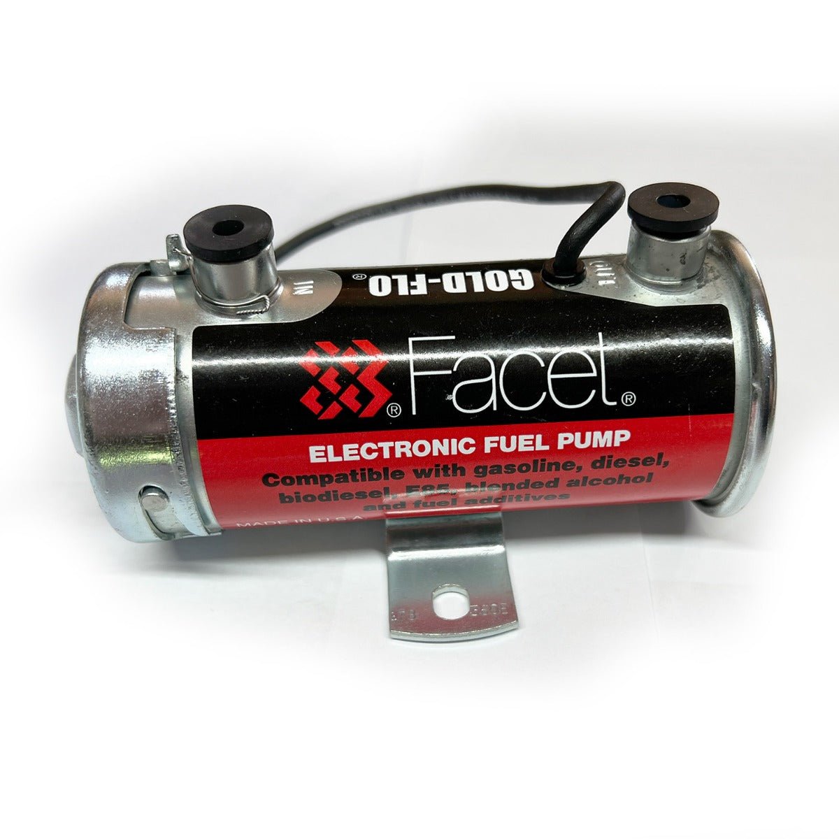 Facet 476088 (IP088) Cylindrical Fuel Pump 24v - Pressure PSI 4.0 - 5.0 - Vroom Classics