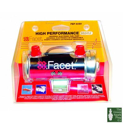 Facet Cylindrical Pump Kit 12v FEP59SV (476459+Unions) Pressure PSI 6.0 - 7.0 - Vroom Classics