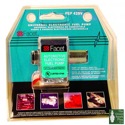 Facet Solid State Pump Kit 12v FEP12SV (40106+Unions) Pressure PSI 4.5 - 7.0 - Vroom Classics