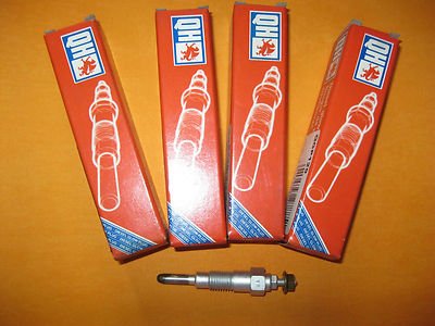 For NISSAN 2.2 VAN, BUS, COMMERCIAL (70 - 89)NEW GLOW PLUGS x4 - 129 - Vroom Classics