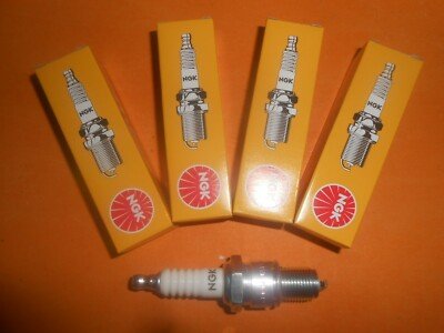 FORD ANGLIA 105E 123E (1959-67) NGK SPARK PLUGS SET of 4 - Vroom Classics