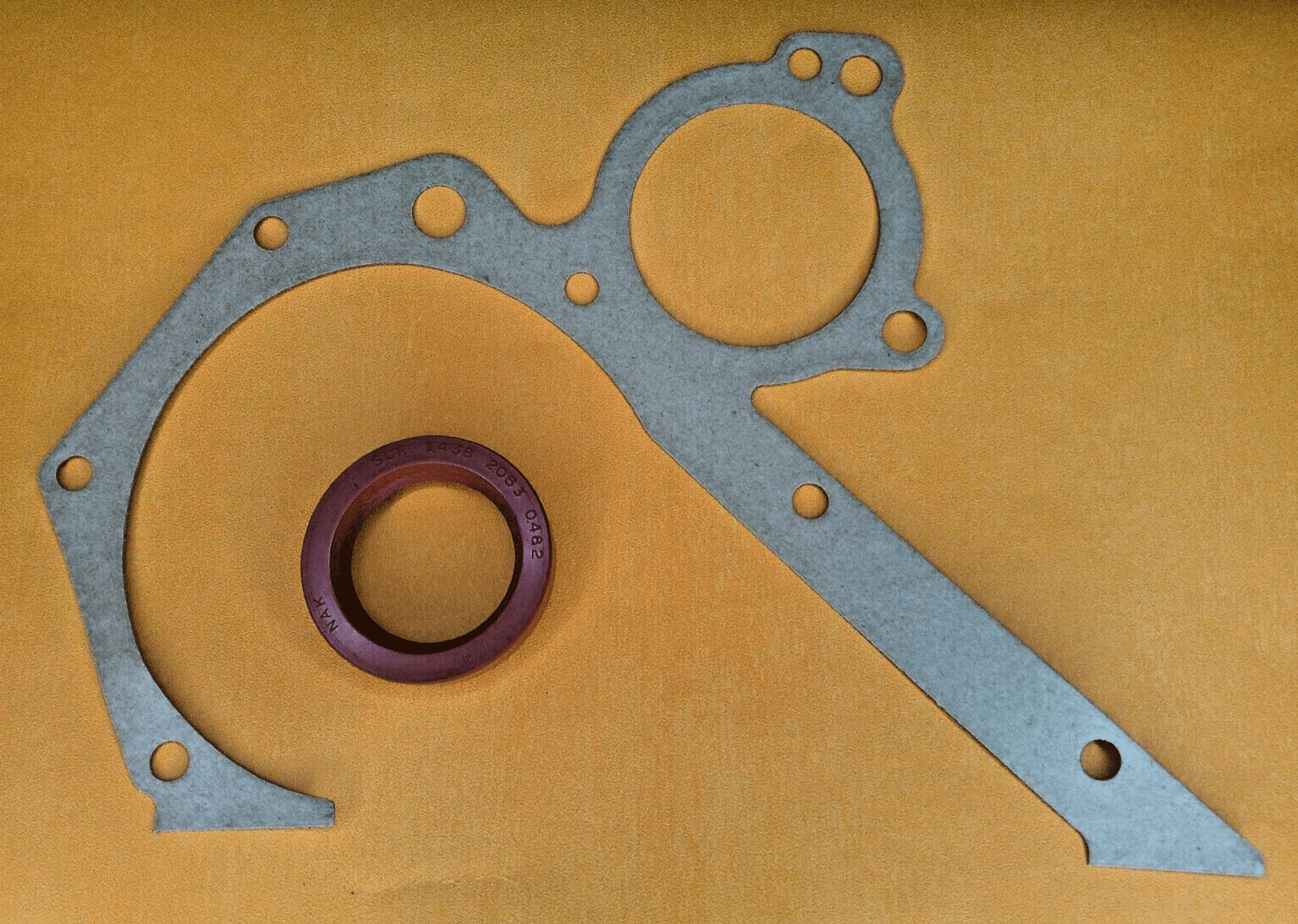 FORD ANGLIA 105E 123E(1959 - 67)FRONT CRANKSHAFT OIL SEAL + Timing cover gasket - Vroom Classics