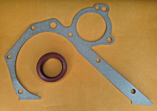 FORD ANGLIA 105E 123E(1959 - 67)FRONT CRANKSHAFT OIL SEAL + Timing cover gasket - Vroom Classics