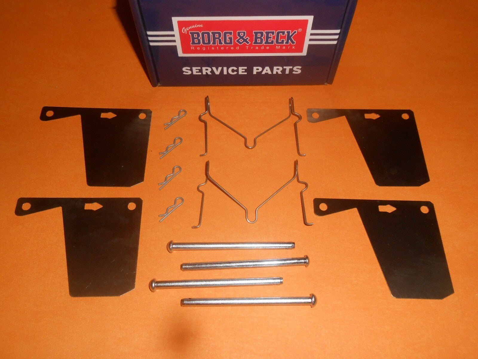 FORD CAPRI 1.6 GT (1970 - 83) NEW BRAKE PADS & FIXING KIT - GENUINE BORG & BECK - Vroom Classics