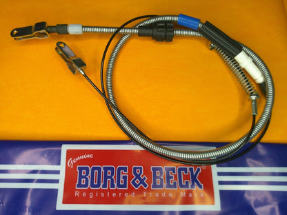 FORD CAPRI Mk3 1.3 1.6 2.0 (1978 - 87) NEW HANDBRAKE CABLE - BORG & BECK - Vroom Classics