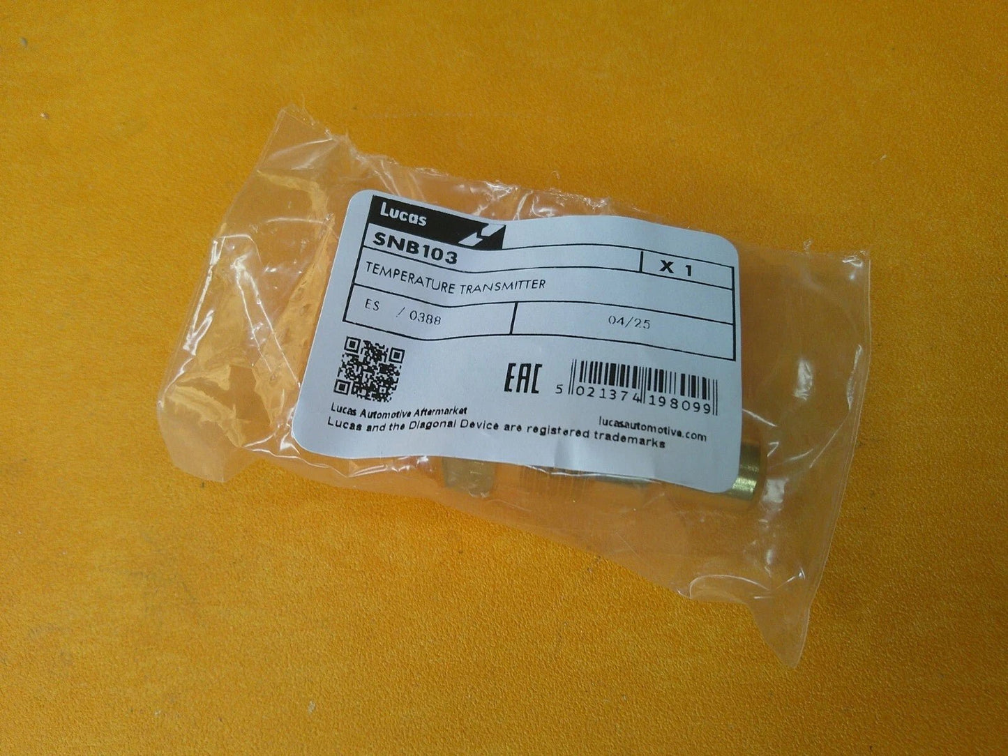 FORD CONSUL Mk2 (1956 - 62) NEW TEMPERATURE SENDER TRANSMITTER - Vroom Classics