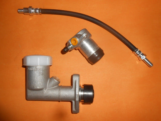FORD CONSUL Mk2 375(1956 - 1962)CLUTCH SLAVE CYLINDER, MASTER CYLINDER &FLEXI HOSE - Vroom Classics