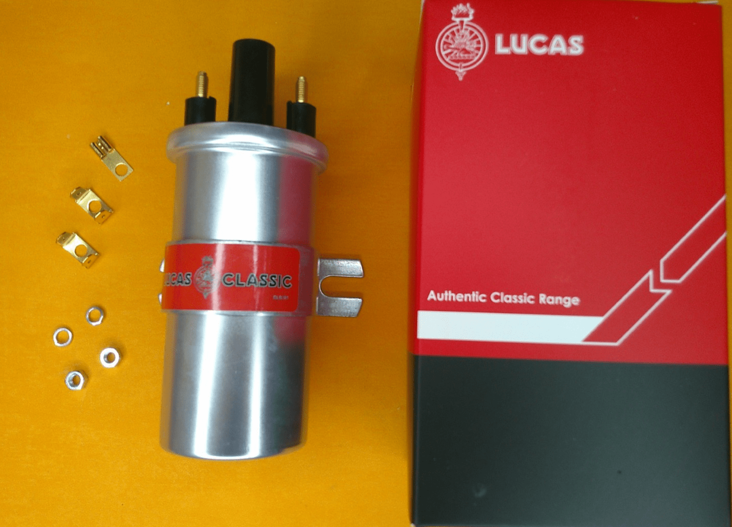 FORD CORTINA Mk1 (1962 - 1966) "PUSH IN LEAD" LUCAS IGNITION COIL - 8000 - Vroom Classics