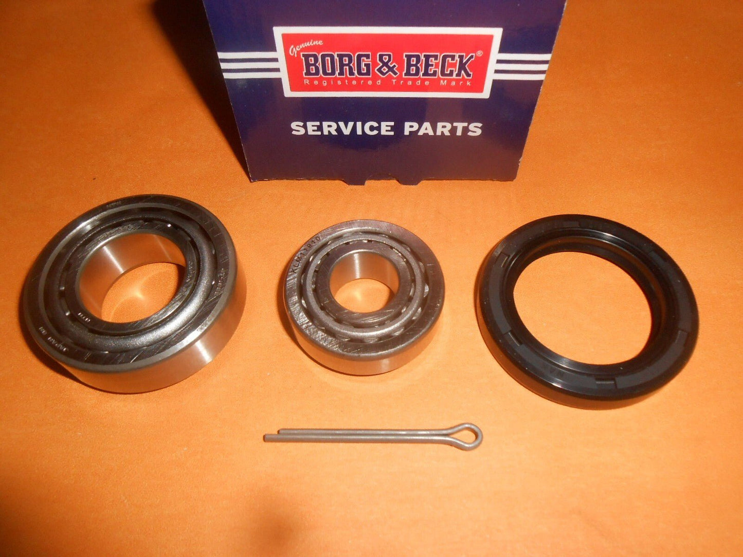FORD CORTINA Mk1 (1964 - 66) Discs FRONT WHEEL BEARING KIT Genuine Borg & Beck - Vroom Classics