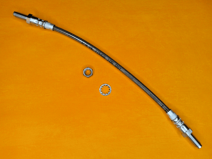 FORD CORTINA Mk2 1300 1600 1600E(1967 - 1970)REAR BRAKE HOSE STAINLESS STEEL - Vroom Classics