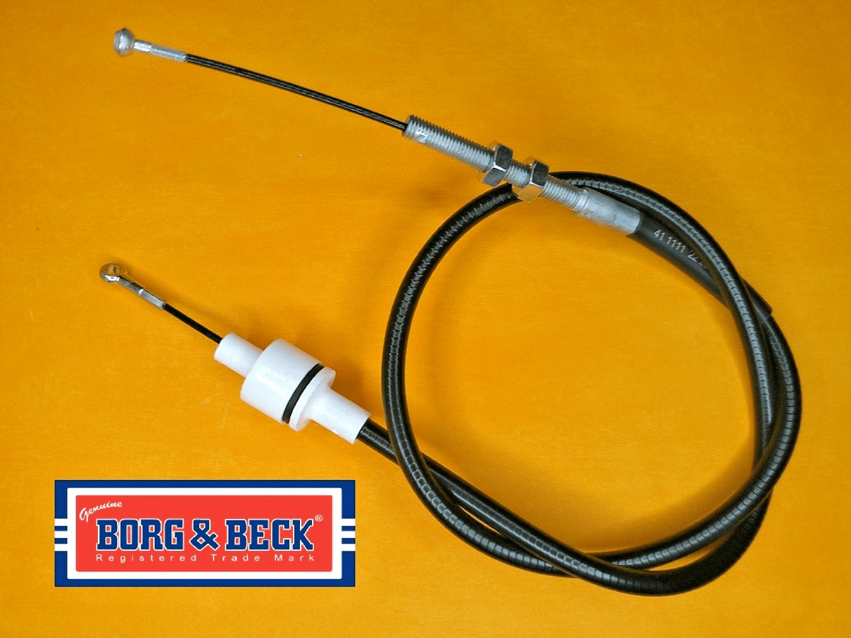 FORD CORTINA Mk3 1.6 2.0 OHC (1970-1976) CLUTCH CABLE - GENUINE BORG & BECK - Vroom Classics