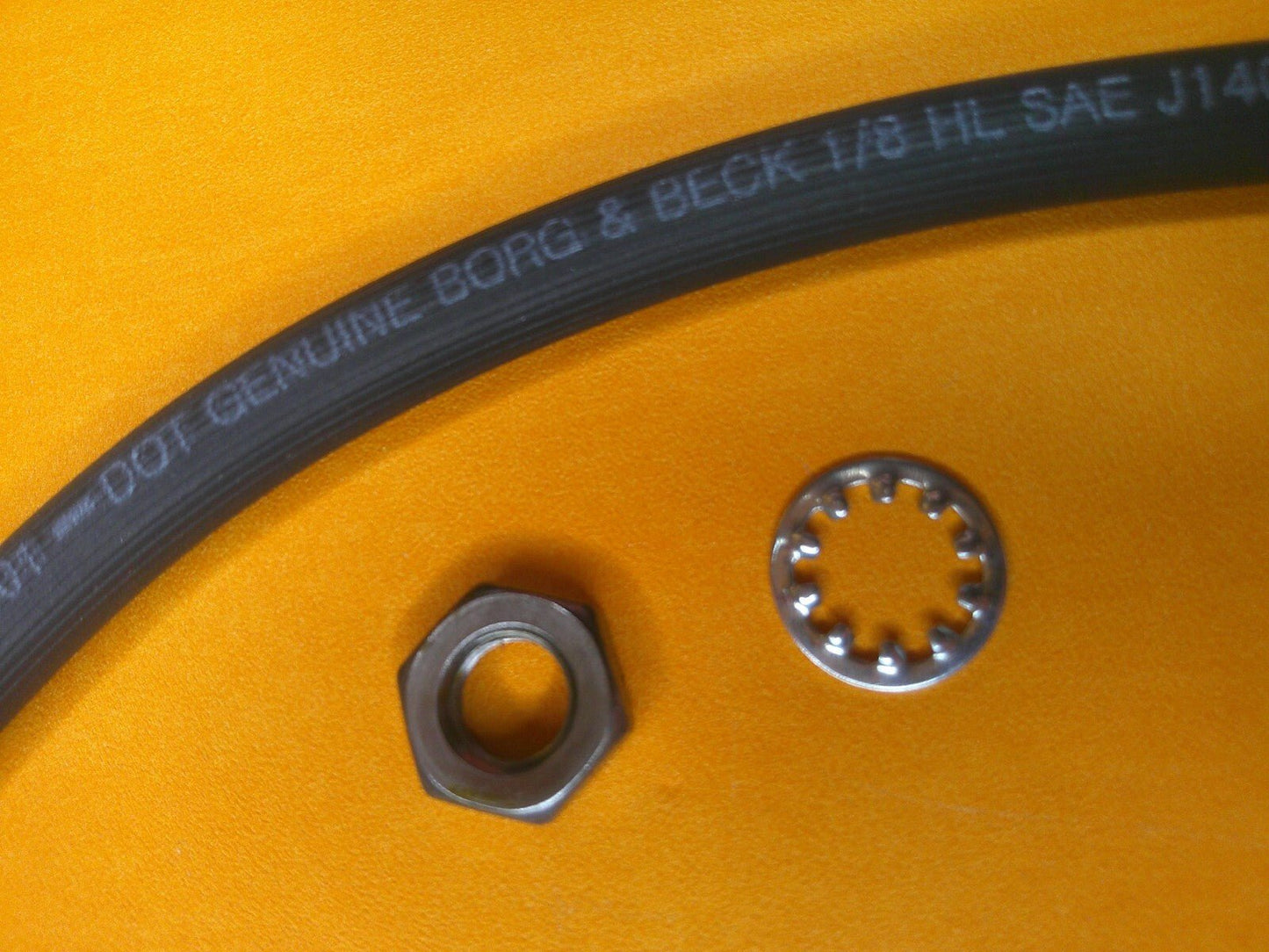 FORD CORTINA Mk3 Mk4 Mk5 (1970 - 1982) REAR BRAKE HOSE - Genuine Borg & Beck - Vroom Classics