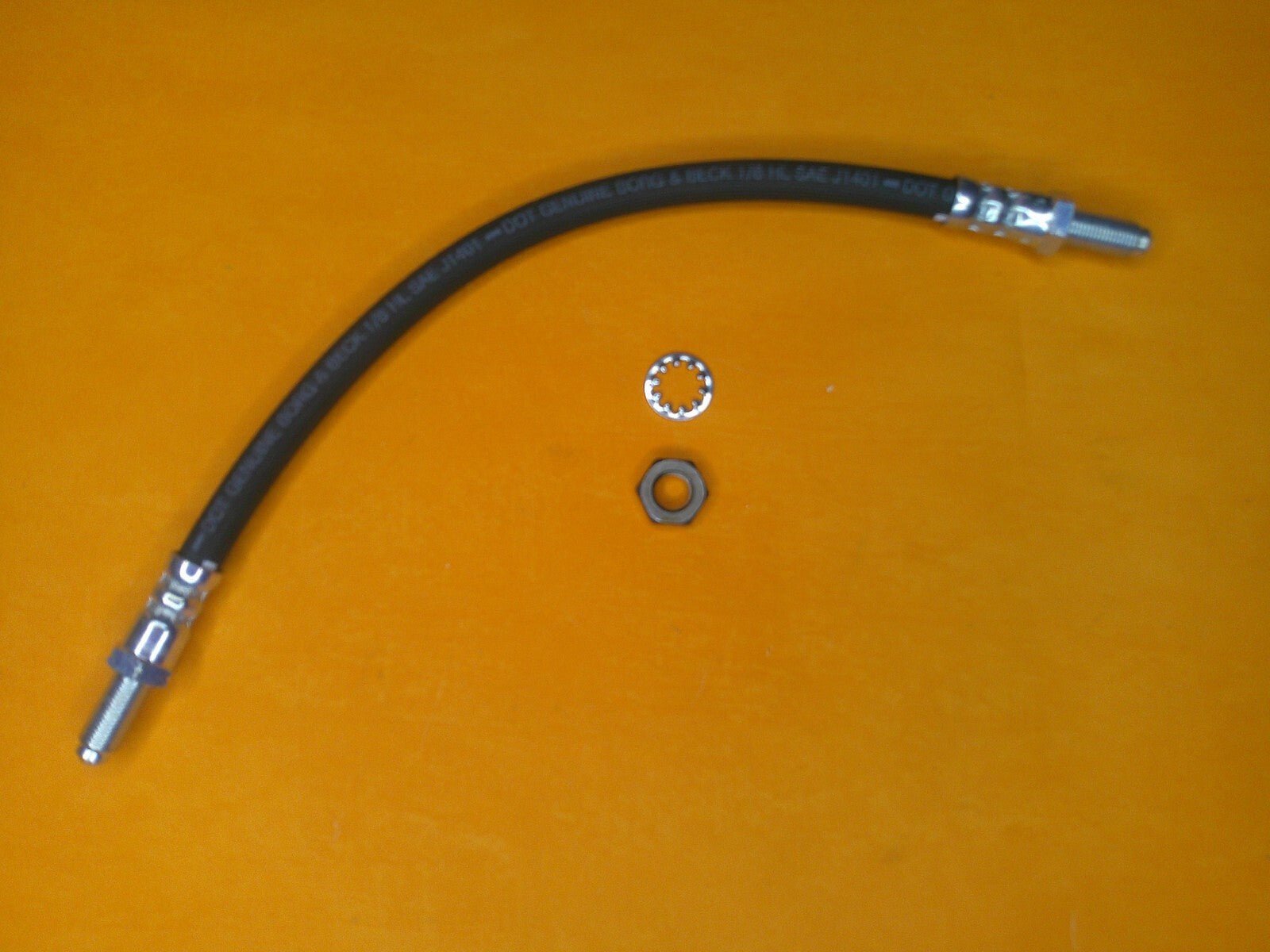 FORD CORTINA Mk3 Mk4 Mk5 (1970 - 1982) REAR BRAKE HOSE - Genuine Borg & Beck - Vroom Classics