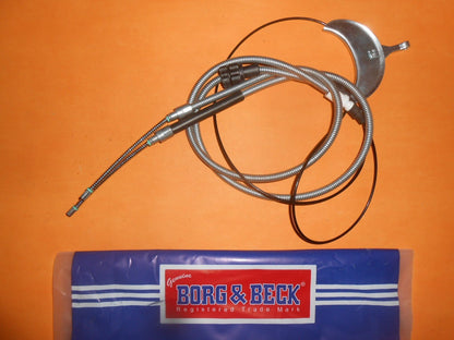 FORD CORTINA MK4 Mk5 (1977 - 82) NEW REAR HANDBRAKE CABLE - BORG & BECK - Vroom Classics