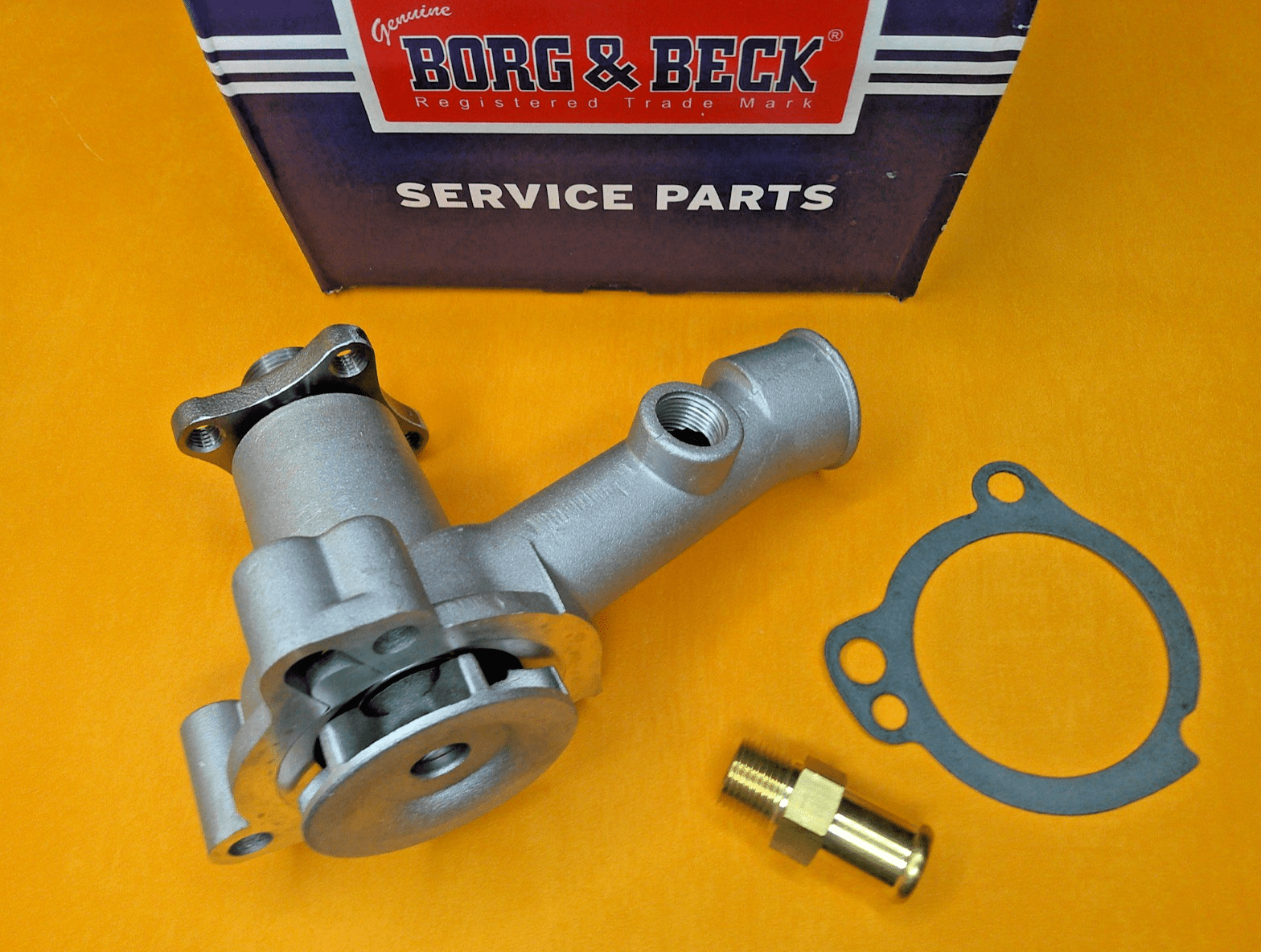 FORD CROSSFLOW X FLOW KENT OHV with VISCOUS FAN WATER PUMP + PIPE FITTING - Vroom Classics