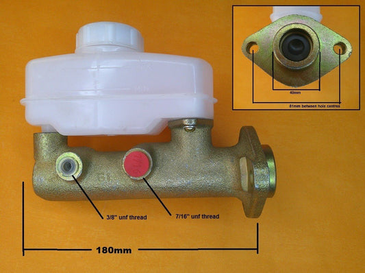 FORD ESCORT MK1 AVO RS2000 NEW BRAKE MASTER CYLINDER (FOR GIRLING SERVO) - Vroom Classics
