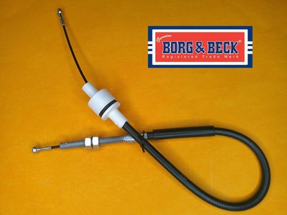 FORD ESCORT Mk2 1.1 1.3 1.6 OHV (1975-1980) CLUTCH CABLE - GENUINE BORG & BECK - Vroom Classics