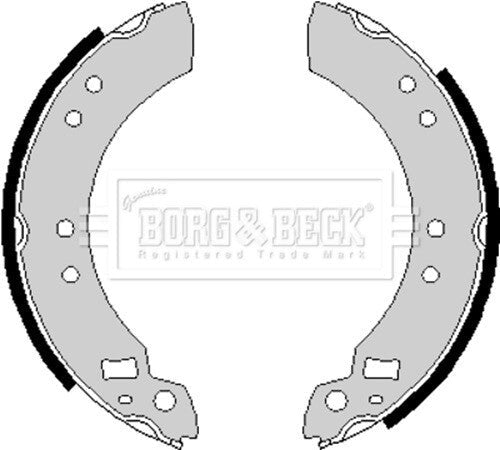 FORD ESCORT Mk2 1.1 1.3 1.6(1975 - 80) 203mm dia, 38mm wide REAR BRAKE SHOES - Vroom Classics