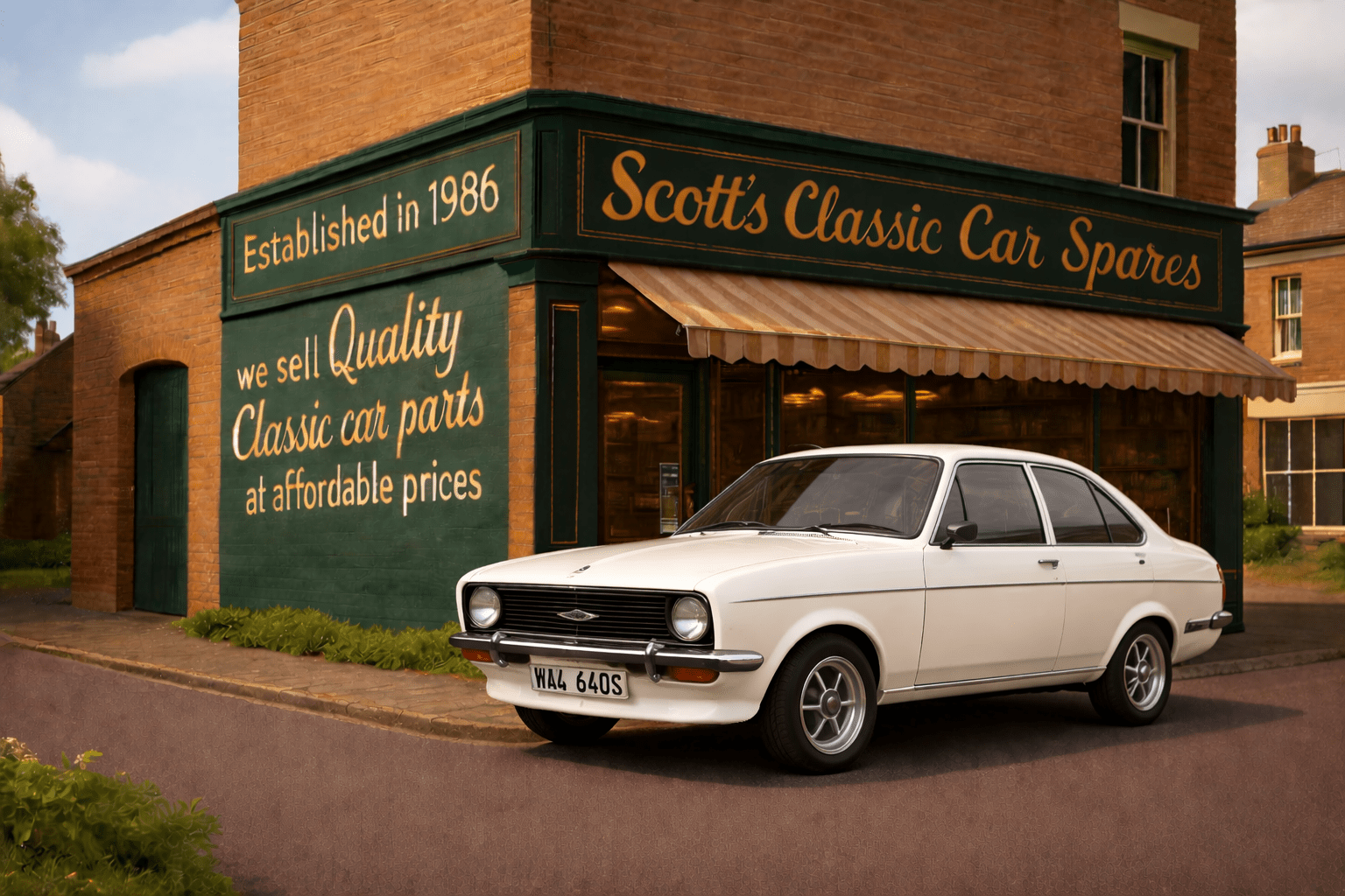 FORD ESCORT Mk2 1100 1300 1600 OHV (1975 - 79) NEW WATER PUMP - GENUINE BORG & BECK - Vroom Classics