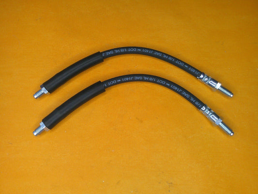 FORD ESCORT Mk3 (1980 - 83) 315mm long FRONT BRAKE HOSES PAIR - Vroom Classics