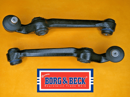 FORD ESCORT Mk3 Mk4 (1980-1990) TRACK CONTROL ARMS PAIR -Genuine Borg & Beck - Vroom Classics