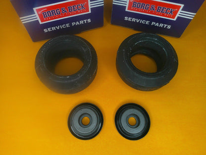 FORD ESCORT Mk3 Mk4 (1980-90) STRUT TOP MOUNTS PAIR - BORG N BECK - Vroom Classics