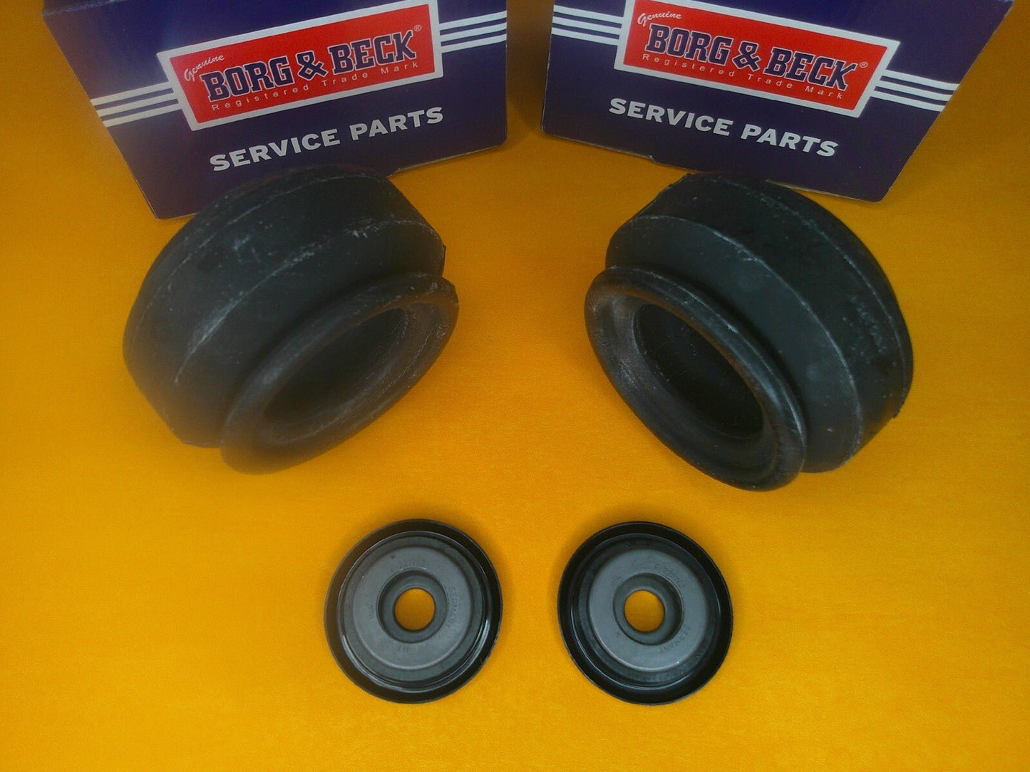FORD ESCORT Mk3 Mk4 (1980-90) STRUT TOP MOUNTS PAIR - BORG N BECK - Vroom Classics