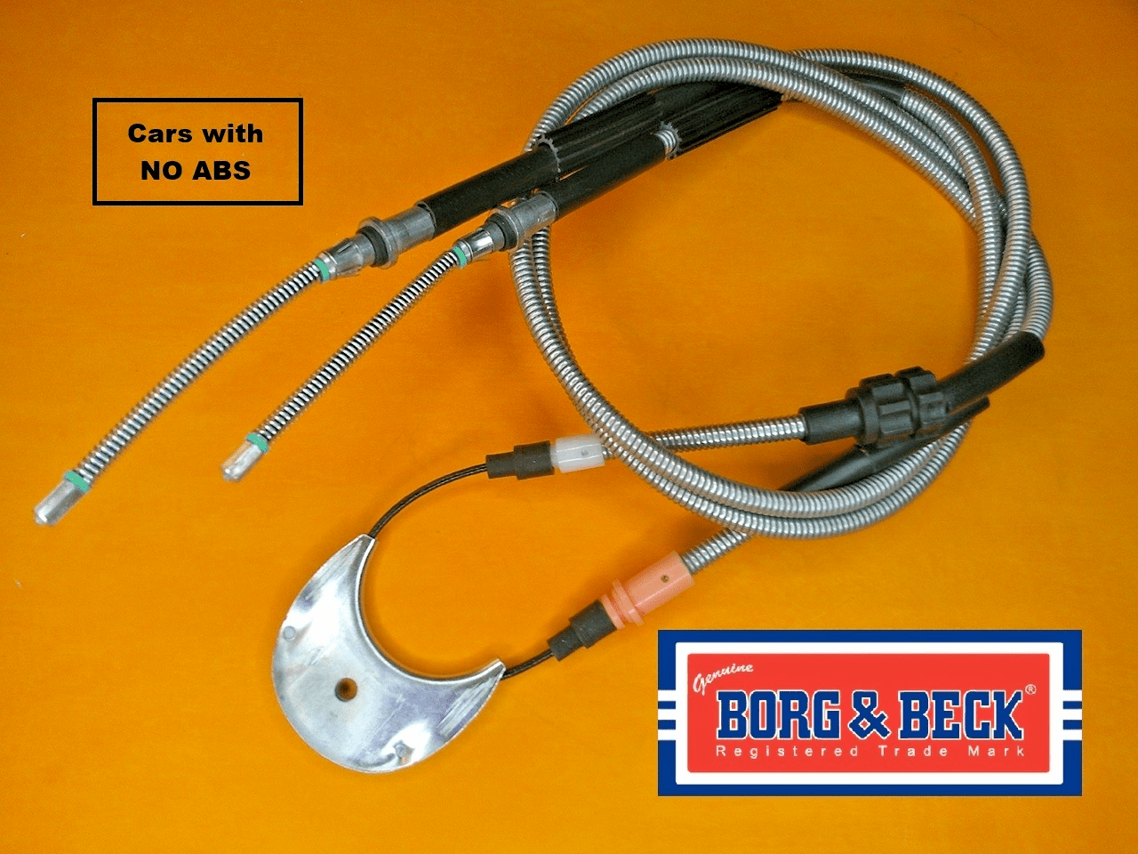 FORD ORION MK2 1100 1300 1600 1800 (1986 -1990) REAR HANDBRAKE CABLE "No ABS" - Vroom Classics