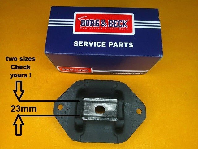 FORD SIERRA Mk1 inc. XR4i (1982 - 87) GEARBOX MOUNTING - Genuine Borg & Beck - Vroom Classics