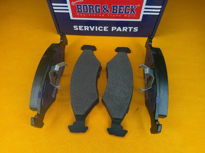 FORD SIERRA SAPPHIRE(1982 - 93) No ABS FRONT BRAKE PADS - GENUINE BORG & BECK - Vroom Classics
