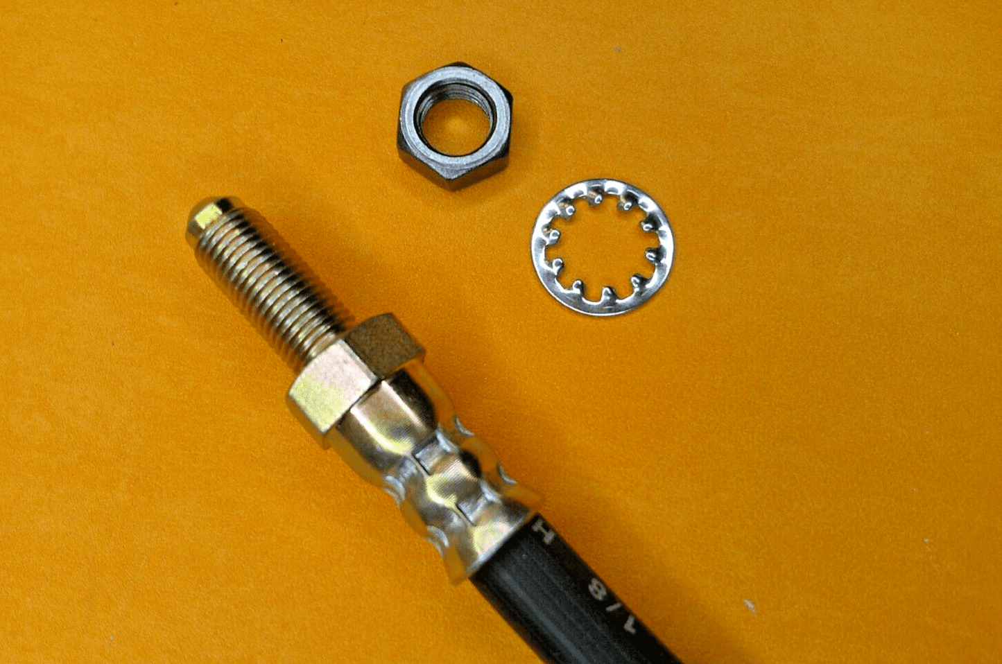 FORD ZEPHYR ZODIAC Mk1 (1951 - 55) REAR BRAKE HOSE + nut & washers - Vroom Classics