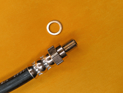 FORD ZEPHYR ZODIAC Mk1 (1951 - 55) REAR BRAKE HOSE + nut & washers - Vroom Classics