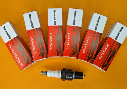 FORD ZEPHYR ZODIAC Mk2 (1956-62) MOTORCRAFT AG22 SPARK PLUGS (x6) - Vroom Classics