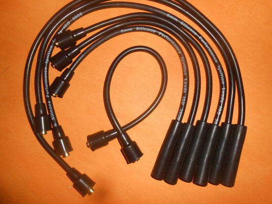 FORD ZEPHYR ZODIAC Mk3 (1962 - 1966) "push in" 8mm PERFORMANCE IGNITION LEAD SET - Vroom Classics